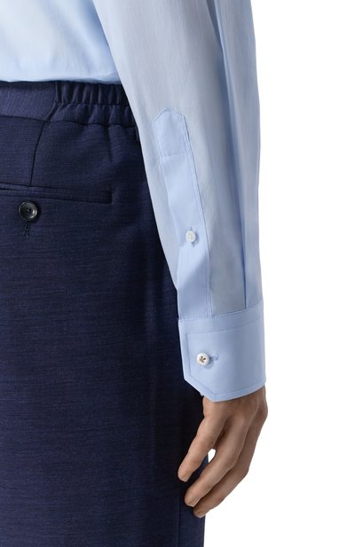 Хлопковая сорочка BOSS CAMEL,  арт. 50560369, фото 5