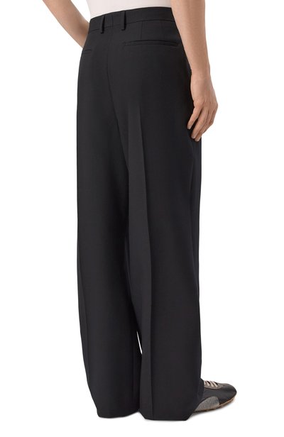 Шерстяные брюки DRIES VAN NOTEN черного цвета по цене 121000 руб., арт. 262-020900/4265, фото 4 Шерстяные брюки DRIES VAN NOTEN, арт. 262-020900/4265, фото 4