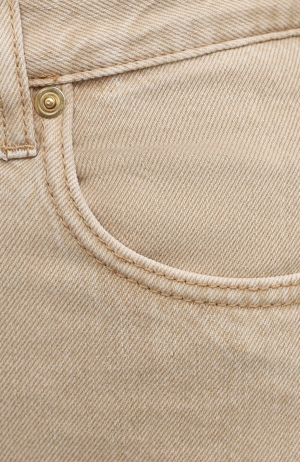Джинсы JACQUEMUS бежевого цвета по цене 34350 руб., арт. 211DE01/124810, фото 5 Джинсы JACQUEMUS, арт. 211DE01/124810, фото 5