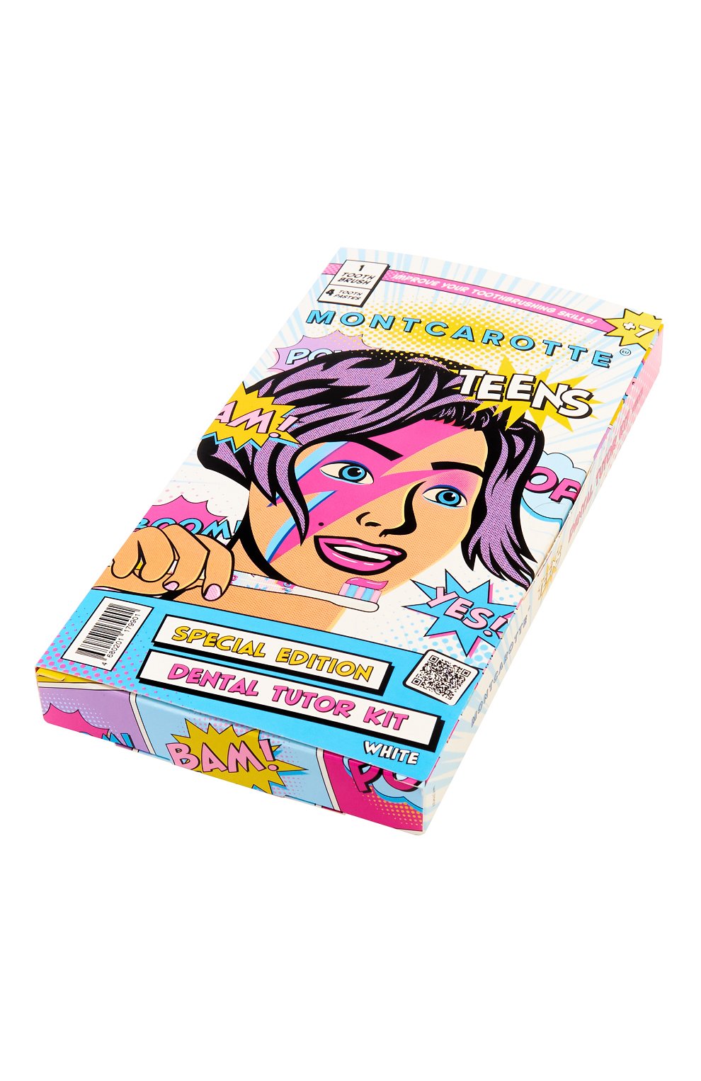Белый набор для обучения чистки зубов у подростков и детей 7+ MONTCAROTTE, арт. МСТ907, фото 5