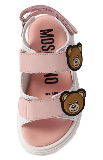 Кожаные сандалии MOSCHINO, арт. 80549/VAR4/24-27, фото 4