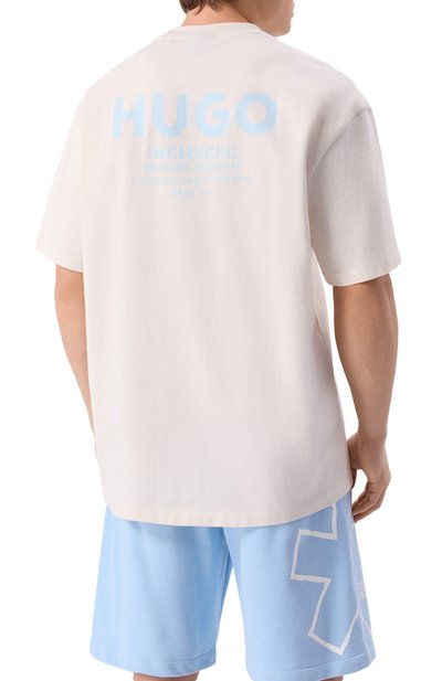 Хлопковая футболка HUGO BLUE, арт. 50509776, фото 4