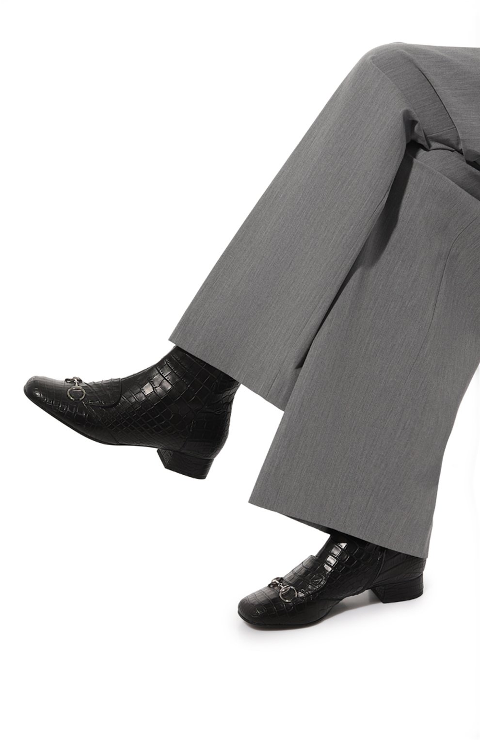 Кожаные полусапоги GUCCI, арт. 394395 EC200, фото 3