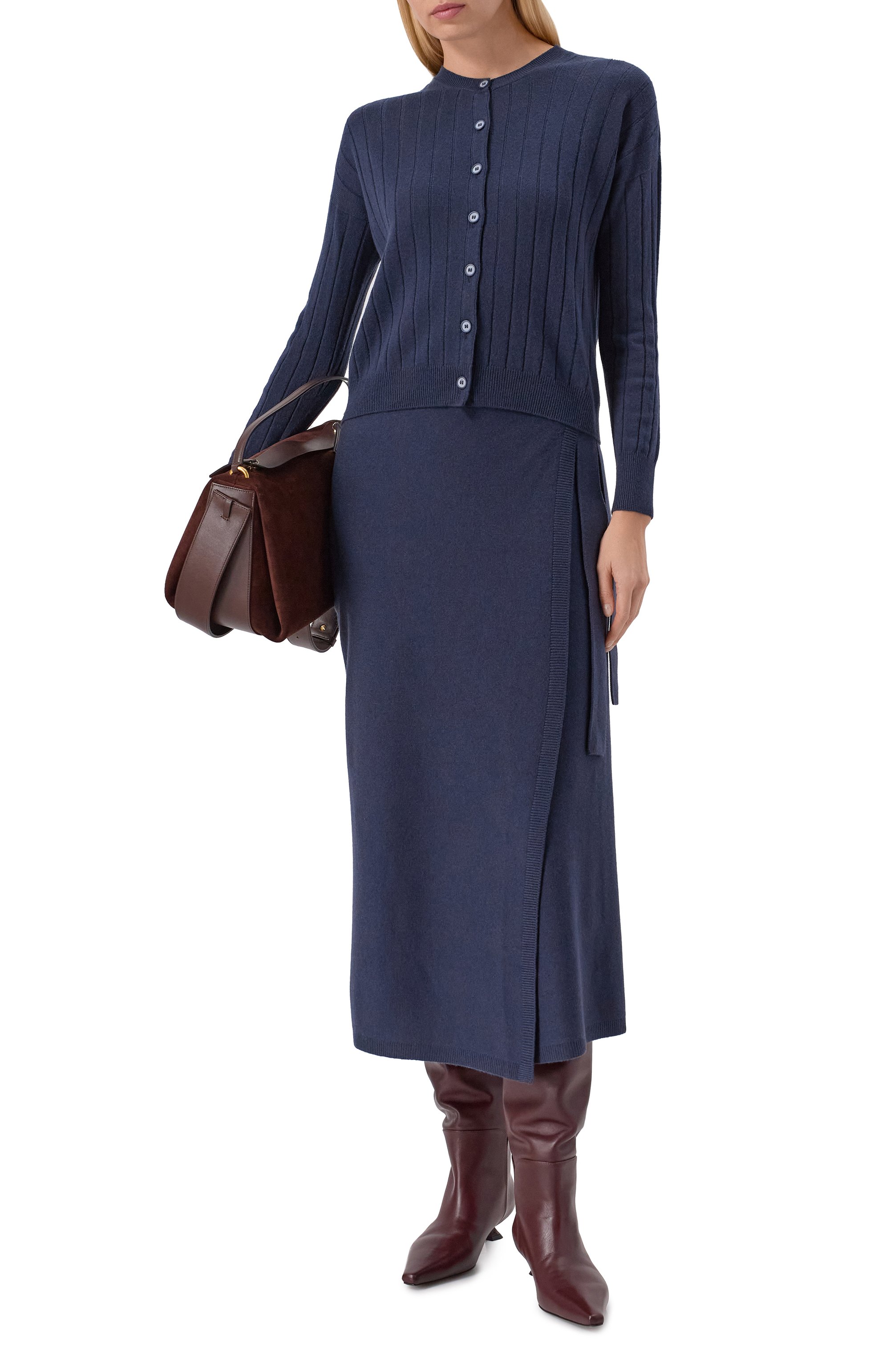 Кардиган из шерсти и вискозы GRAN SASSO, арт. 54237/12832, фото 2