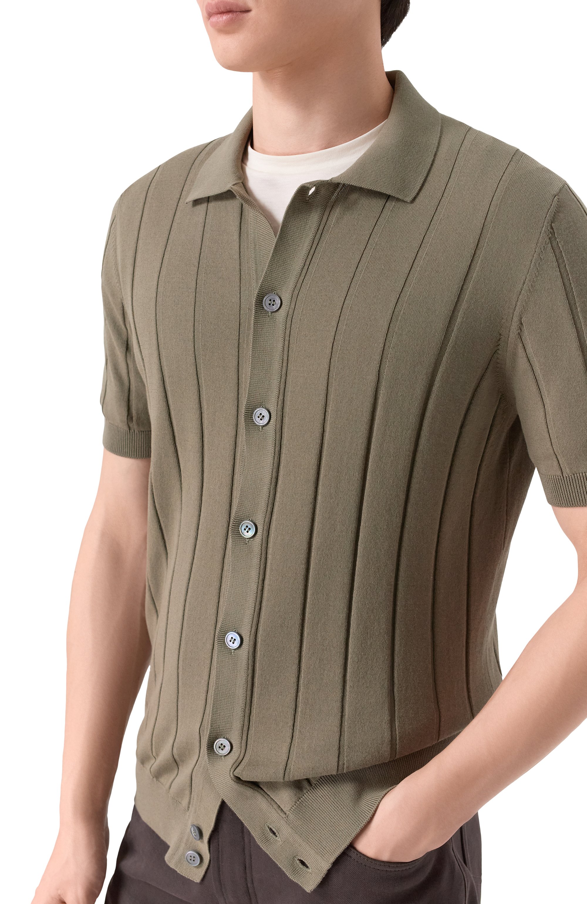 Хлопковая рубашка GRAN SASSO, арт. 57143/20634, фото 5