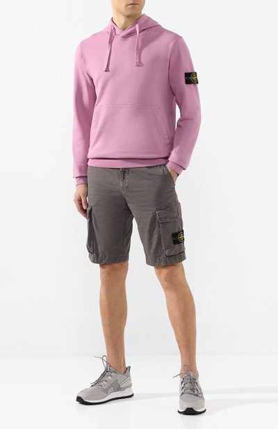 Хлопковое худи STONE ISLAND, арт. 721564151, фото 2
