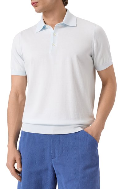 Хлопковое поло BRUNELLO CUCINELLI, арт. M29800125, фото 3