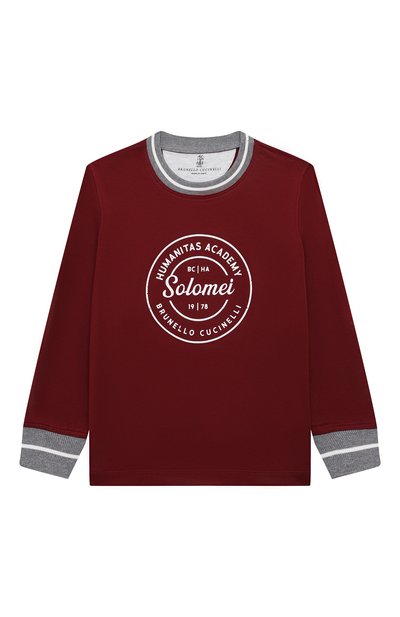 Хлопковый лонгслив BRUNELLO CUCINELLI, арт. B0T61T109B, фото 1