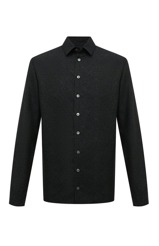 Рубашка из шерсти и вискозы Giorgio Armani GM000303/AF12013 Синий GM000303/AF12013