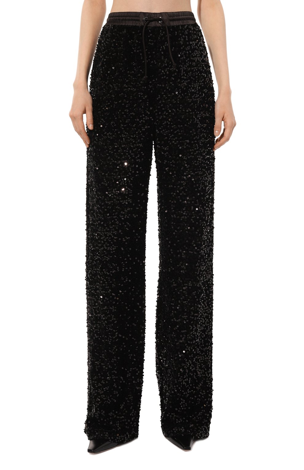Брюки с отделкой пайетками EMPORIO ARMANI, арт. 6D2P6C/2JRUZ, фото 3