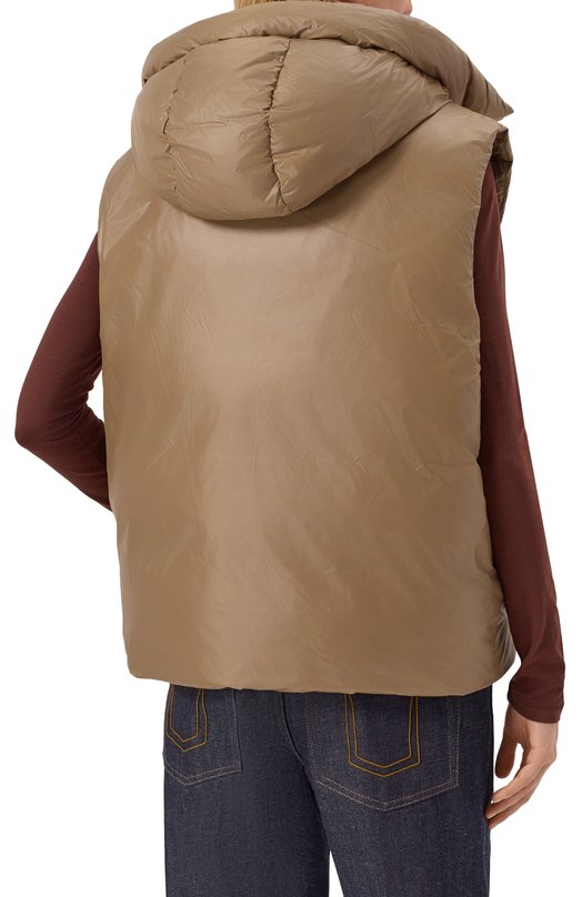 Пуховый жилет Jil Sander J40AF0175/J70007 Бежевый  J40AF0175/J70007 Фото 4