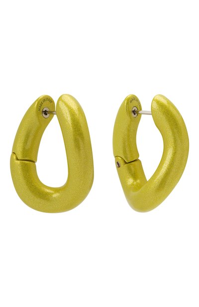 Серьги loop BALENCIAGA желтого цвета по цене 47900 руб., арт. 542508/TZ16V, фото 3 Серьги loop BALENCIAGA, арт. 542508/TZ16V, фото 3
