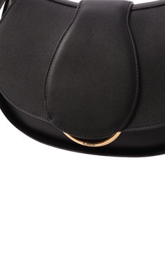 Женская сумка ride CHLOÉ черного цвета, арт. CHC25SS581032 | Фото 3 (Размер: medium; Материал: Натуральная кожа)