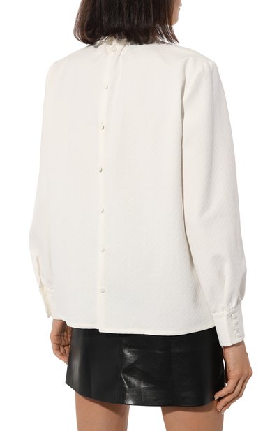 Хлопковая блузка GUCCI, арт. 633317 ZAFWQ, фото 4