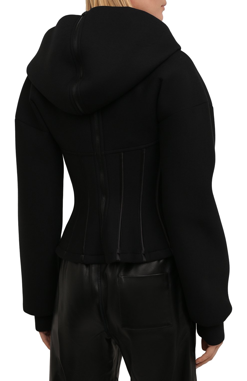 Толстовка DOLCE & GABBANA черного цвета по цене 163500 руб., арт. F9J79T/G7BDZ, фото 4 Толстовка DOLCE & GABBANA, арт. F9J79T/G7BDZ, фото 4