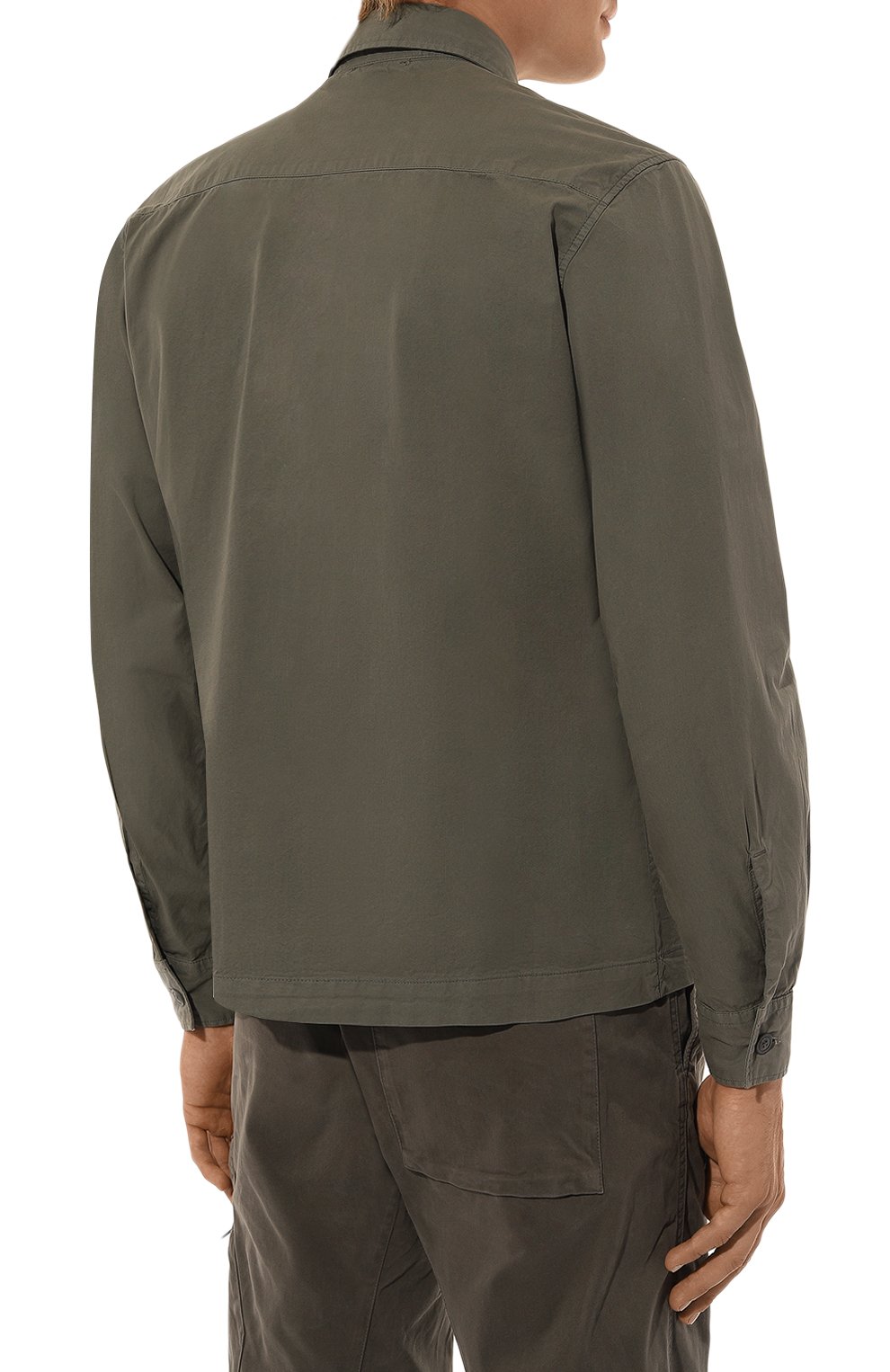 Хлопковая рубашка C.P. COMPANY, арт. 17CM0S126A110143G, фото 4