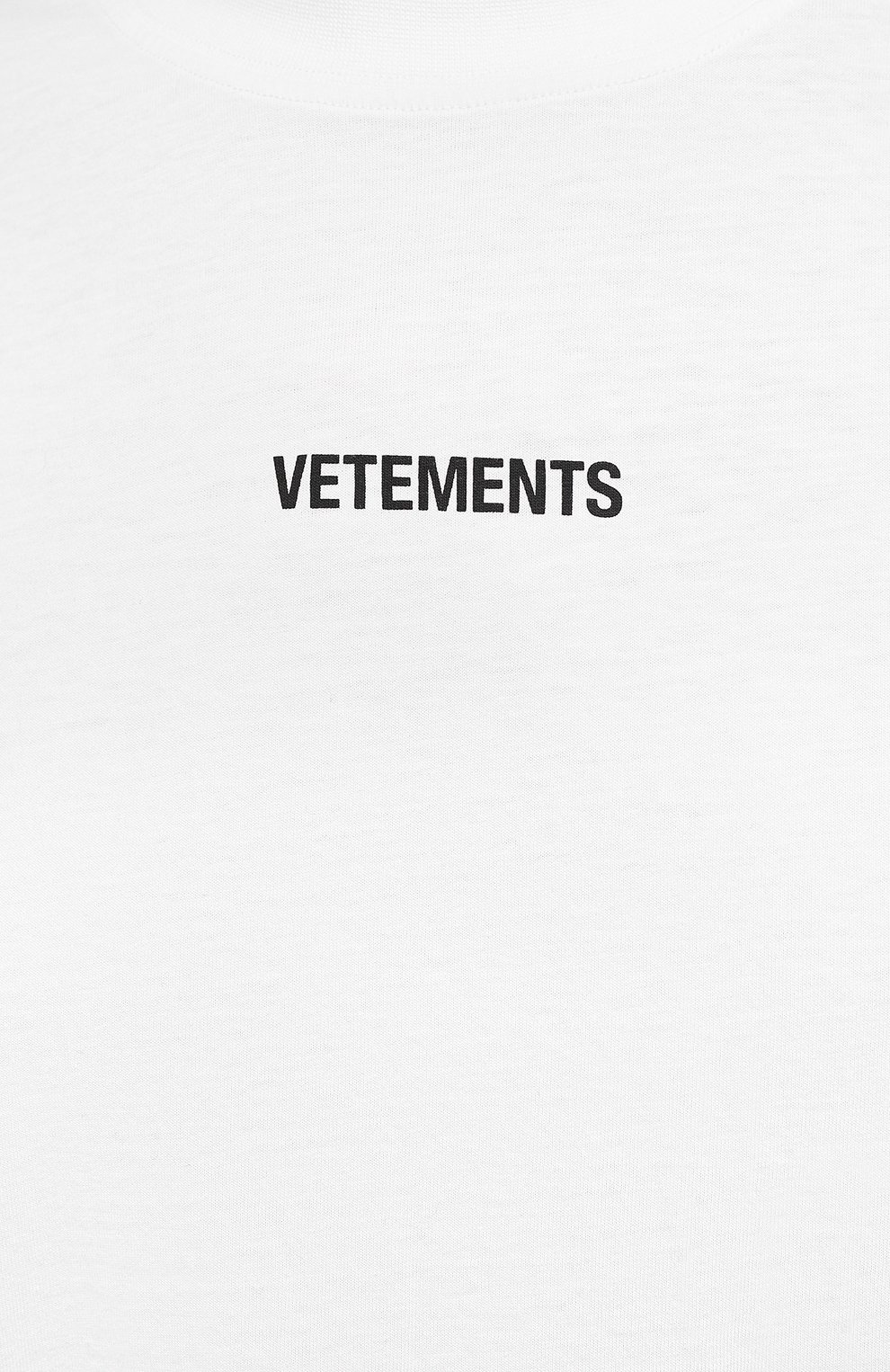 Хлопковая футболка VETEMENTS, арт. UE51TR540W 1600/W, фото 5