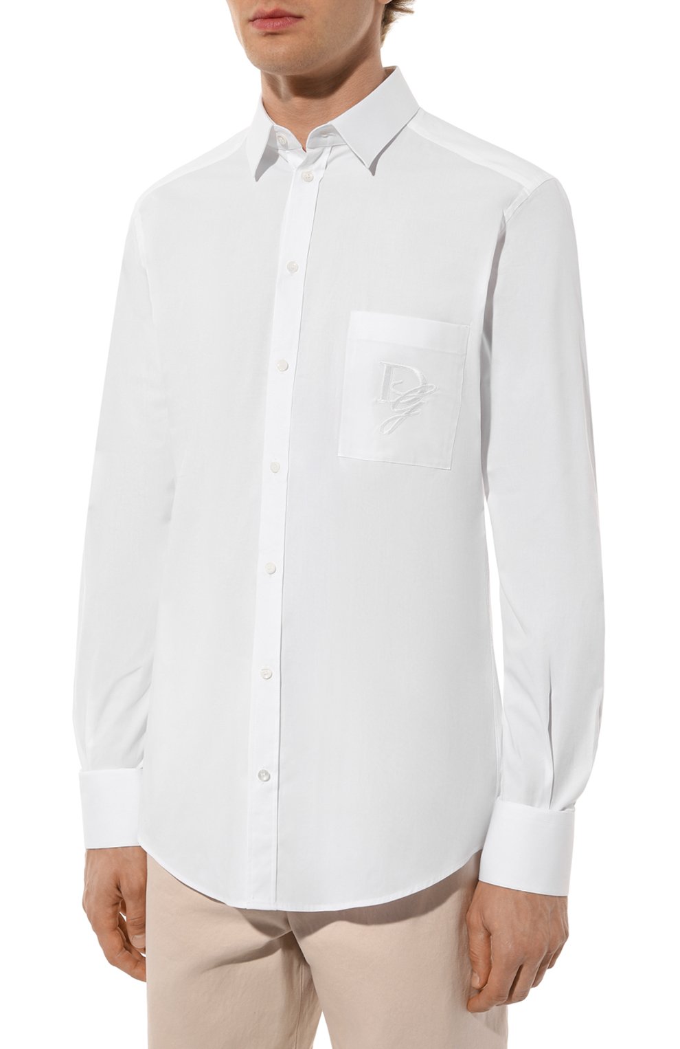 Хлопковая рубашка DOLCE & GABBANA, арт. G5ML0Z/FU5EW, фото 3