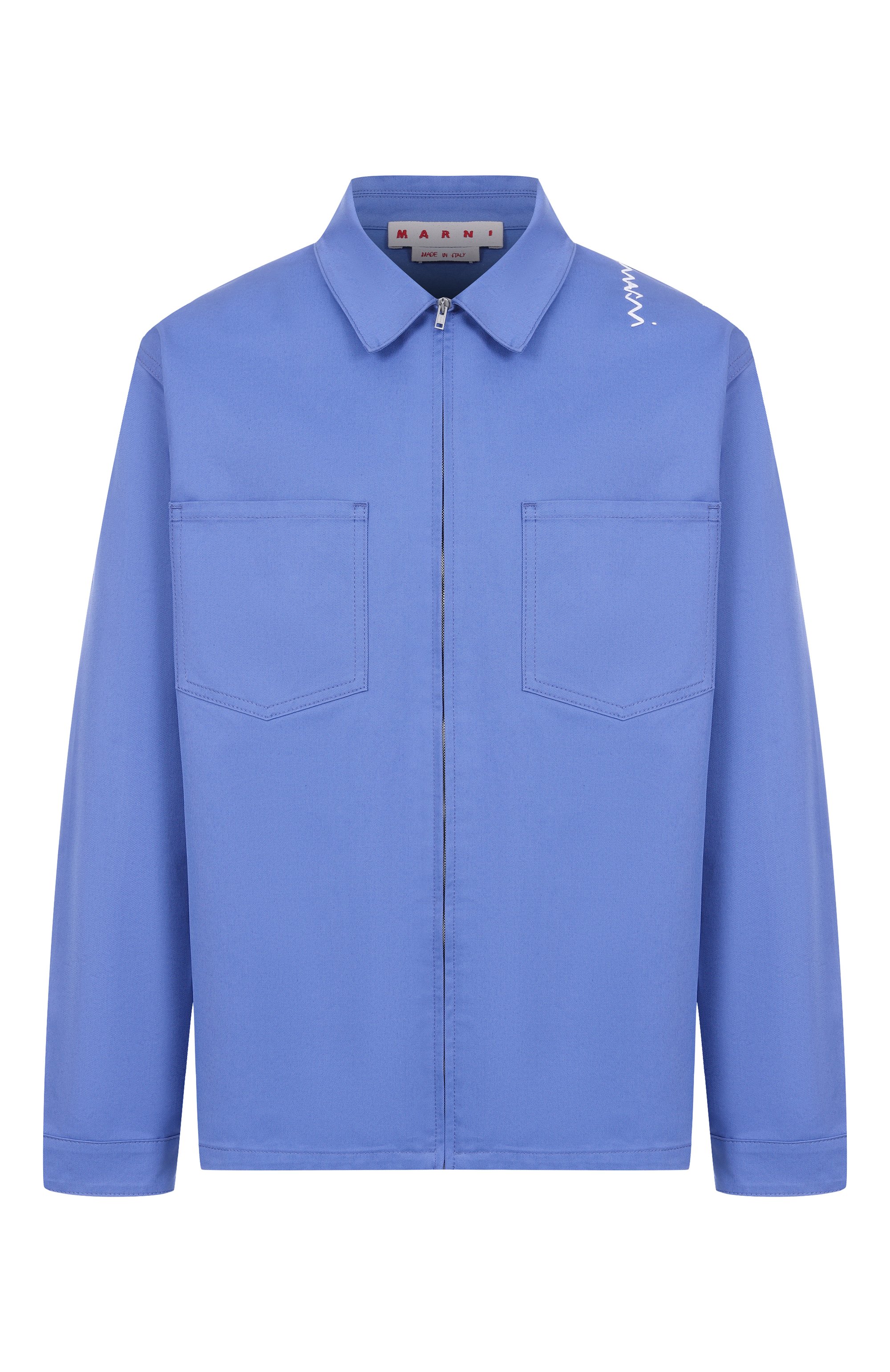 Хлопковая куртка-рубашка MARNI, арт. CUMU0297S0/UTC311, фото 1