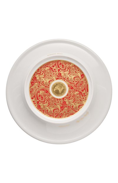 Тарелка десертная velin red STEFANO RICCI красного цвета по цене 41600 руб., арт. 0PP004/VELIN6/C. 1036, фото 3 Тарелка десертная velin red STEFANO RICCI, арт. 0PP004/VELIN6/C. 1036, фото 3