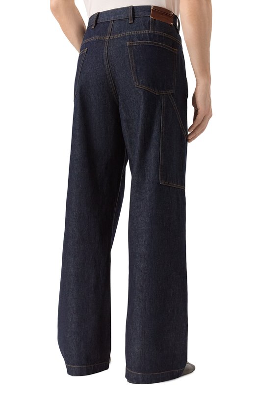 Джинсы Dries Van Noten 020980-2380-507 Синий  020980-2380-507 Фото 4