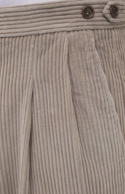 Вельветовые брюки GUCCI бежевого цвета по цене 107000 руб., арт. 644132/Z8AM8, фото 5 Вельветовые брюки GUCCI, арт. 644132/Z8AM8, фото 5