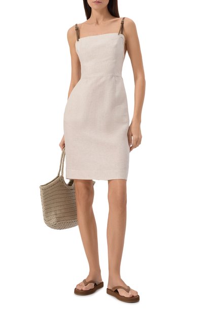 Льняное платье 12 STOREEZ, арт. 131436, фото 2