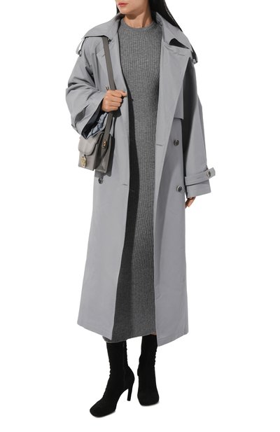 Платье PIETRO BRUNELLI серого цвета по цене 19950 руб., арт. AGM059/VIM038, фото 2 Платье PIETRO BRUNELLI, арт. AGM059/VIM038, фото 2