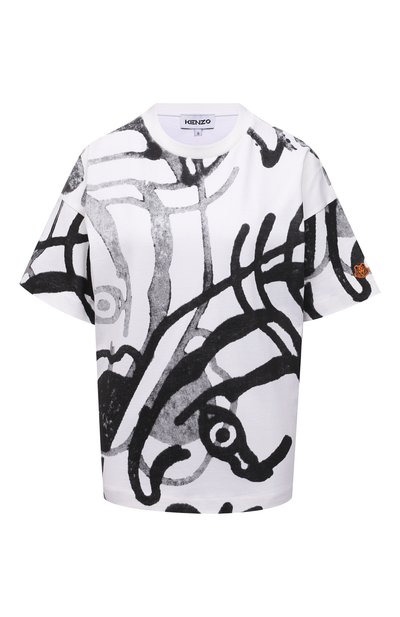 Женская хлопковая футболка KENZO, арт. FB52TS6474SB