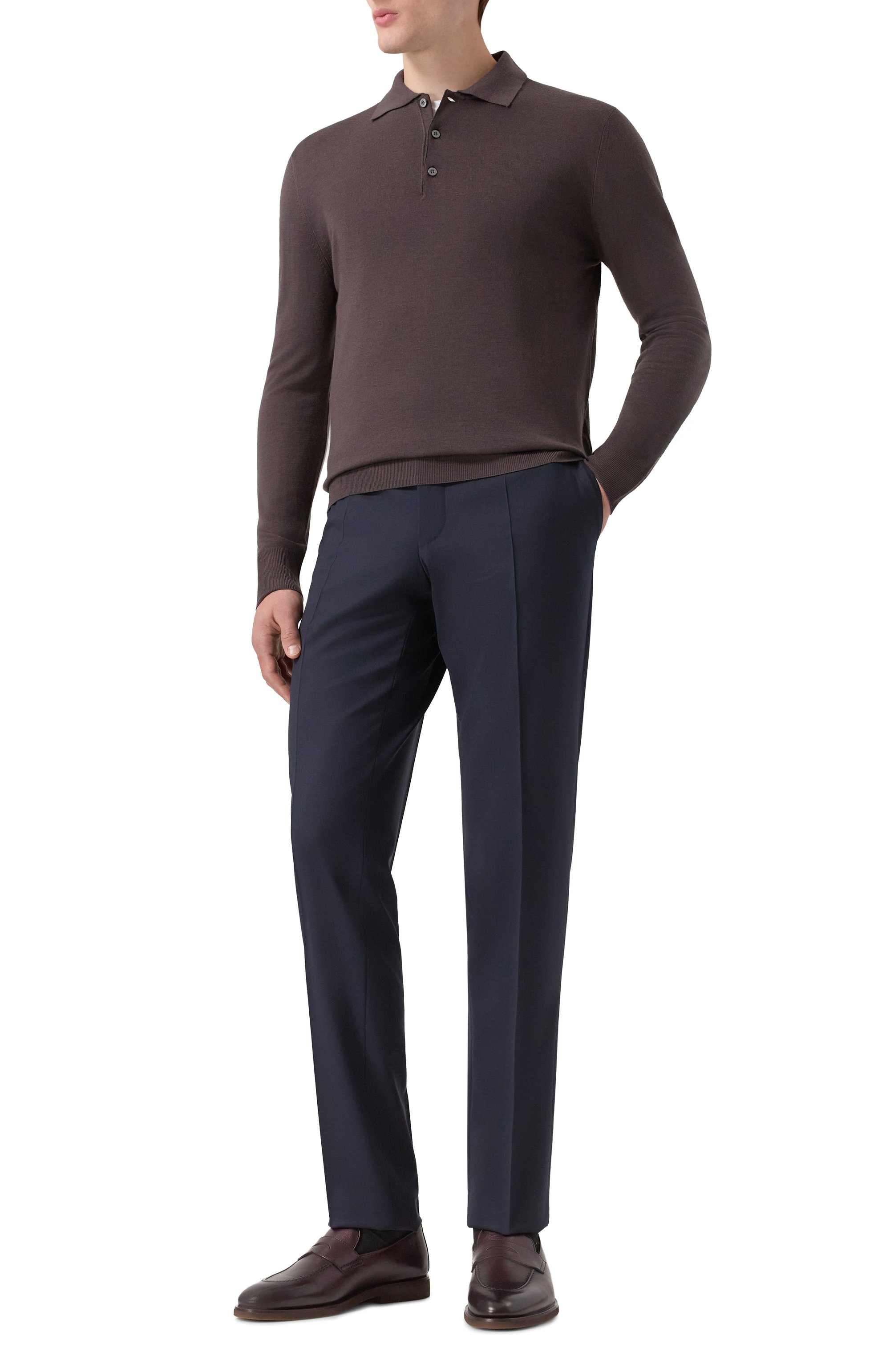 Шерстяное поло CANALI, арт. C0017/MK01149, фото 2