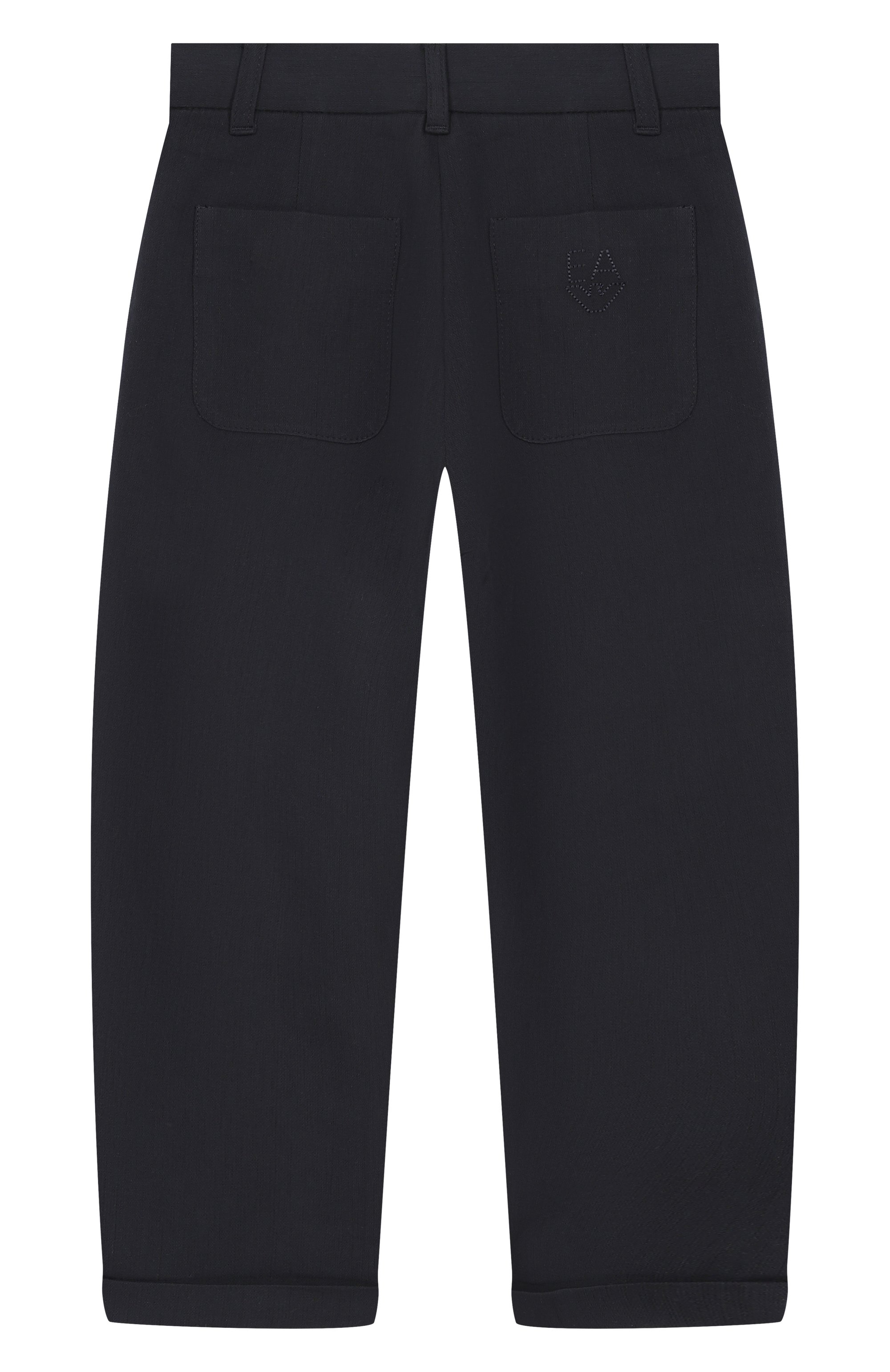 Брюки из вискозы и хлопка EMPORIO ARMANI, арт. EB000903/AF21040, фото 2