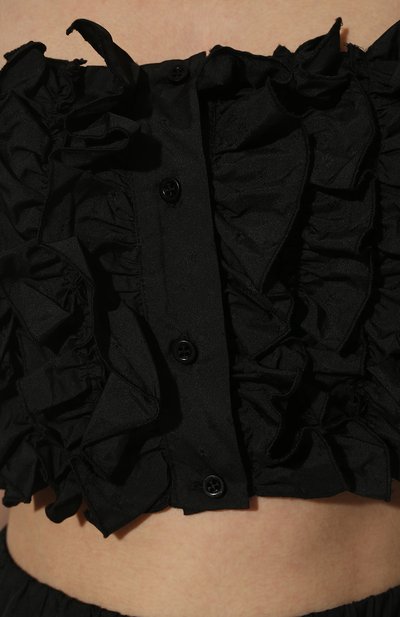 Топ MSGM черного цвета по цене 31900 руб., арт. 3241MDT03 227108, фото 5 Топ MSGM, арт. 3241MDT03 227108, фото 5
