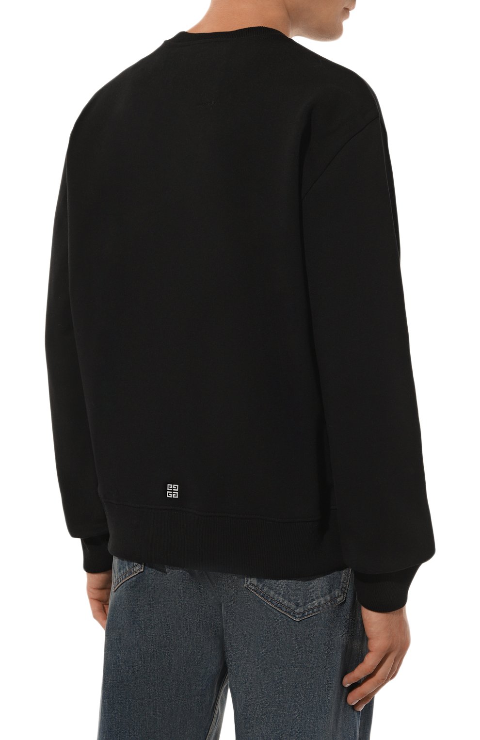 Хлопковый свитшот GIVENCHY, арт. BMJ0HB3YEU, фото 4