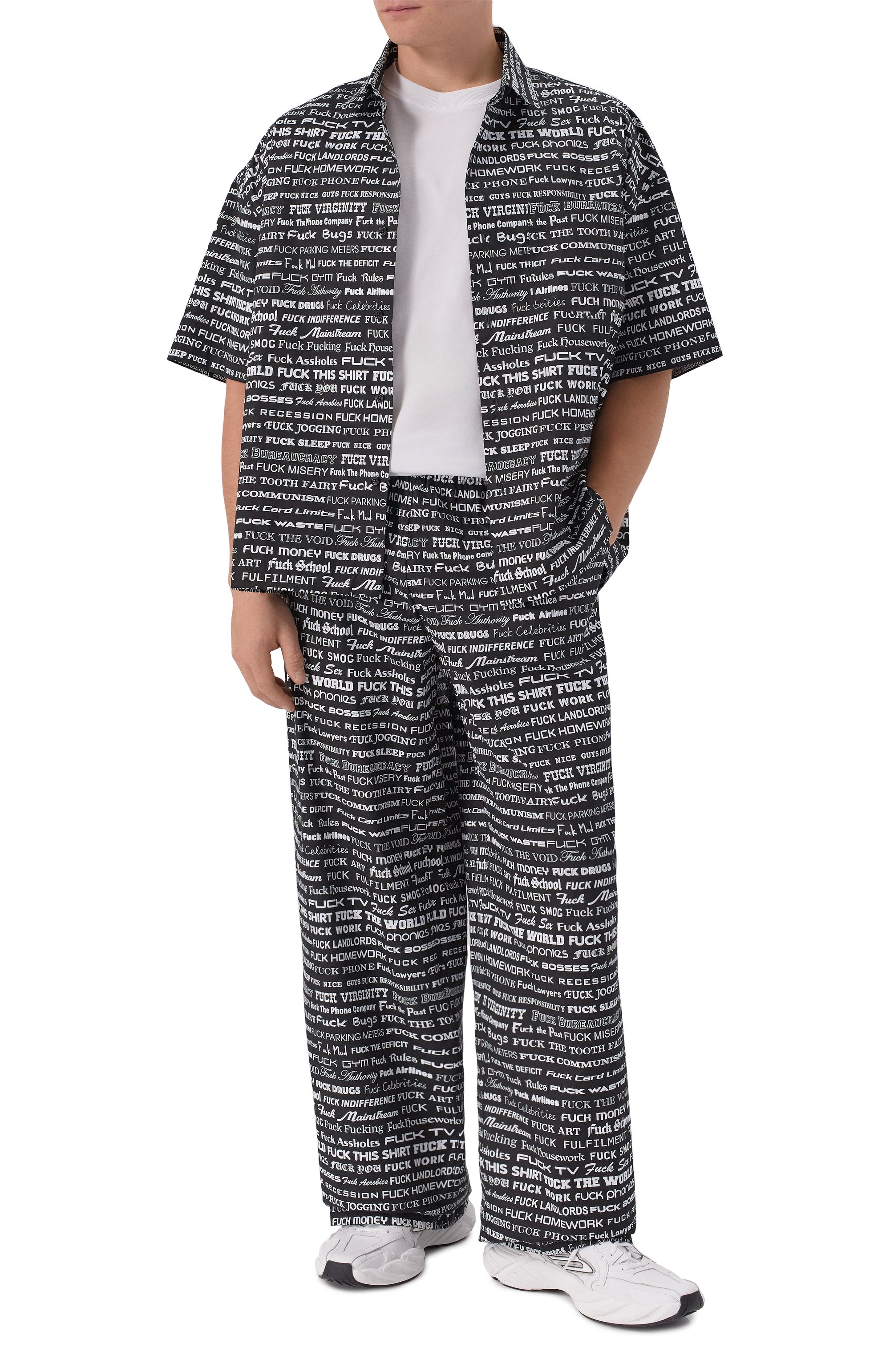 Хлопковые брюки VETEMENTS, арт. UH76PA580B, фото 2