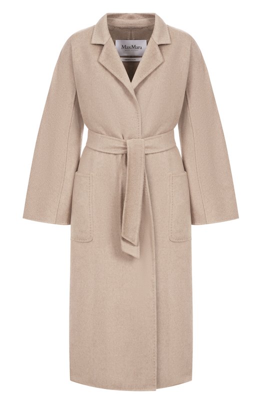 Кашемировое пальто Max Mara LUDMILLA Бежевый LUDMILLA