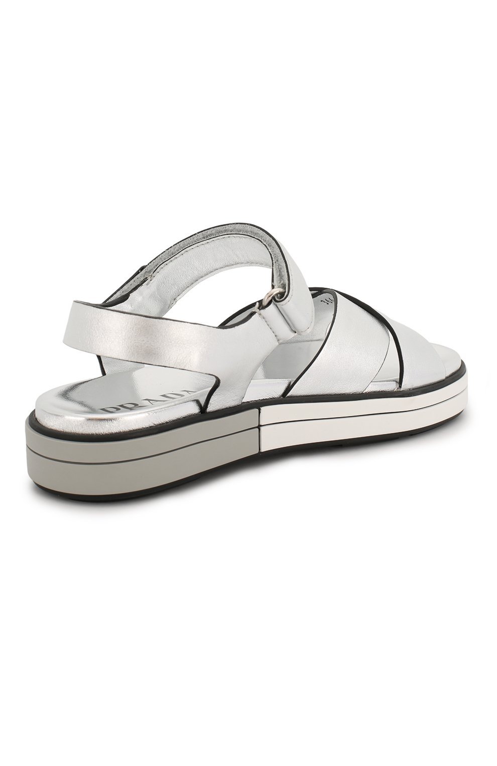 Кожаные сандалии PRADA, арт. 1X366L-3J8K-F0118-005, фото 3