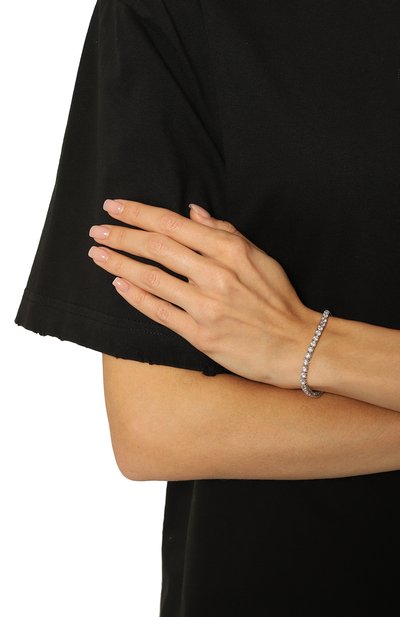 Браслет matrix tennis SWAROVSKI серебряного цвета по цене 29950 руб., арт. 5648936, фото 2 Браслет matrix tennis SWAROVSKI, арт. 5648936, фото 2