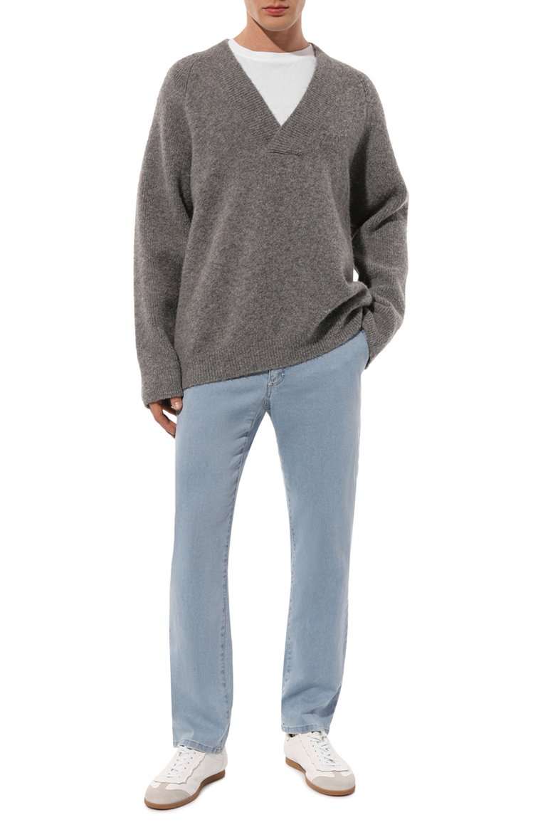 Му�жские джинсы regular fit ZILLI голубого цвета, арт. CP701BM0441VZP000 | Фото 2 (Длина (брюки, джинсы): Стандартные; Материал внешний: Хлопок, Деним; Силуэт М (брюки): Прямые; Кросс-КТ: Деним; Стили: Повседневный; Автоматизация ТО: Проставлено; Автоматизация состава: Проставлено; Детали: Без декора)