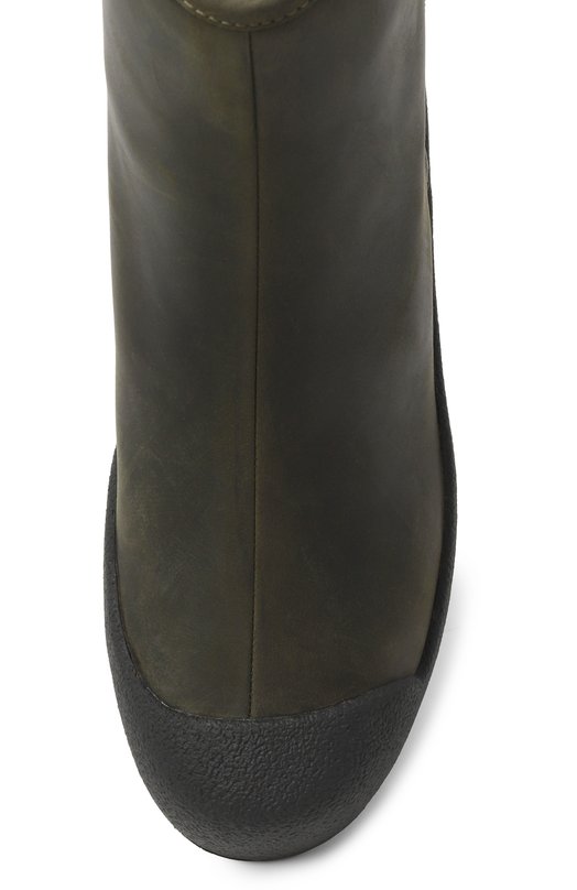 Кожаные сапоги Bally MSB07M/VT945 Хаки  MSB07M/VT945 Фото 6