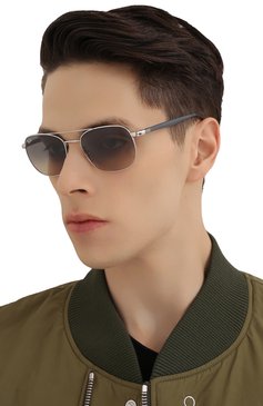 Женские солнцезащитные очки RAY-BAN серебряного цвета, арт. 3670-003/32 | Фото 3 (Кросс-КТ: С/з-унисекс; Региональные ограничения белый список (Axapta Mercury): RU; Тип очков: С/з; Оптика Гендер: оптика-унисекс; Очки форма: Прямоугольные)