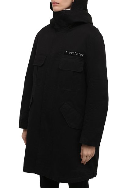 Хлопковая парка ZADIG AND VOLTAIRE, арт. WW0W00540, фото 3