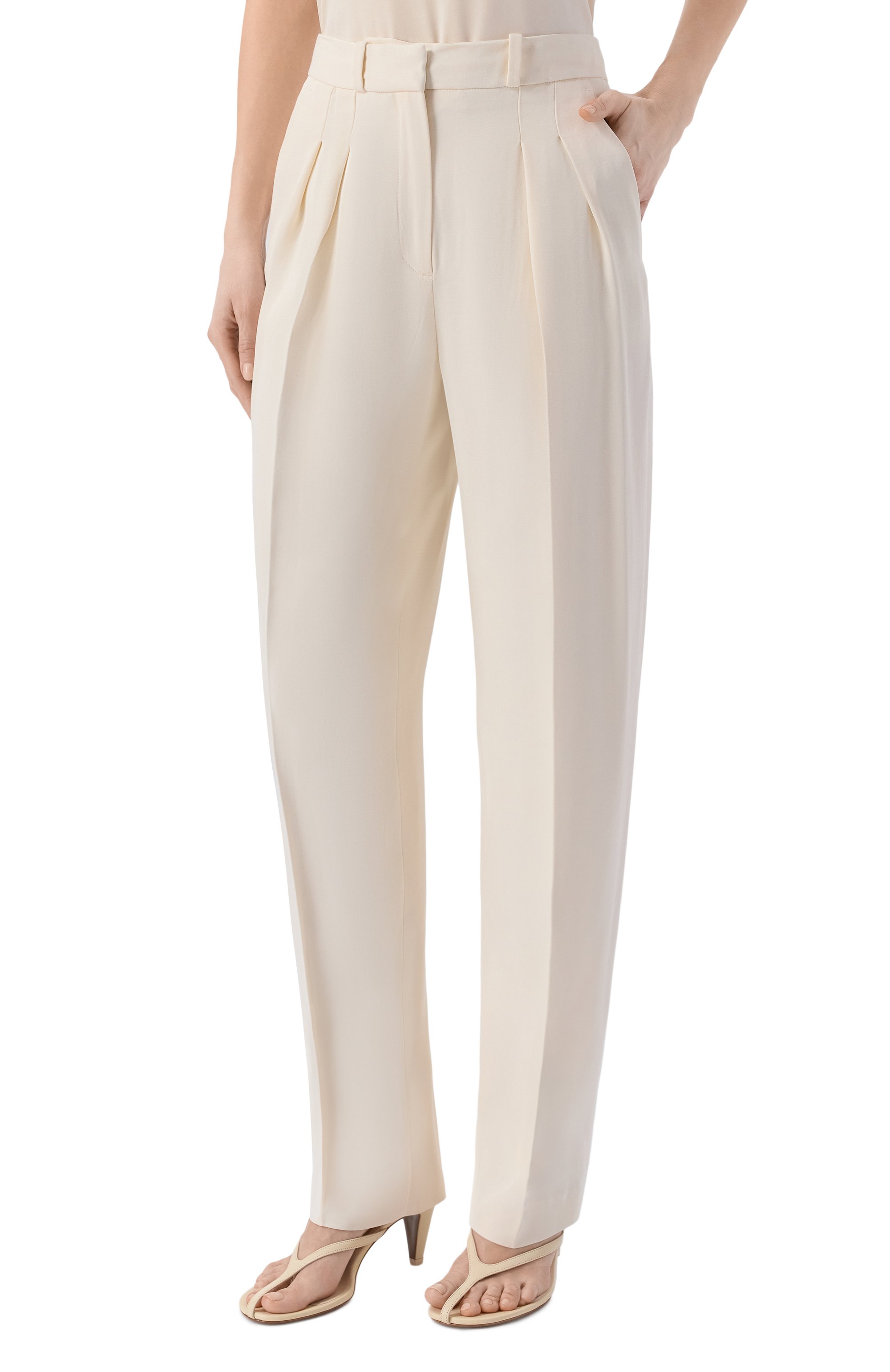 Брюки из вискозы и шерсти LOULOU DE SAISON, арт. ALI0, фото 3