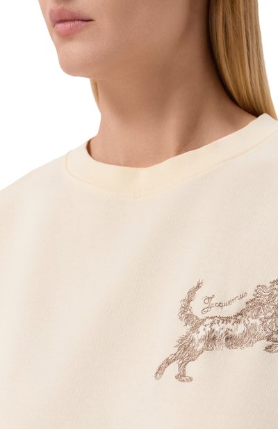 Хлопковая футболка JACQUEMUS, арт. 26HTSU00346/AJ00226, фото 5