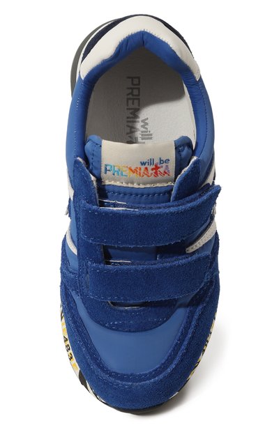 Комбинированные кроссовки sky PREMIATA WILL BE синего цвета по цене 18200 руб., арт. 23049370/SKY V/27-35, фото 4 Комбинированные кроссовки sky PREMIATA WILL BE, арт. 23049370/SKY V/27-35, фото 4