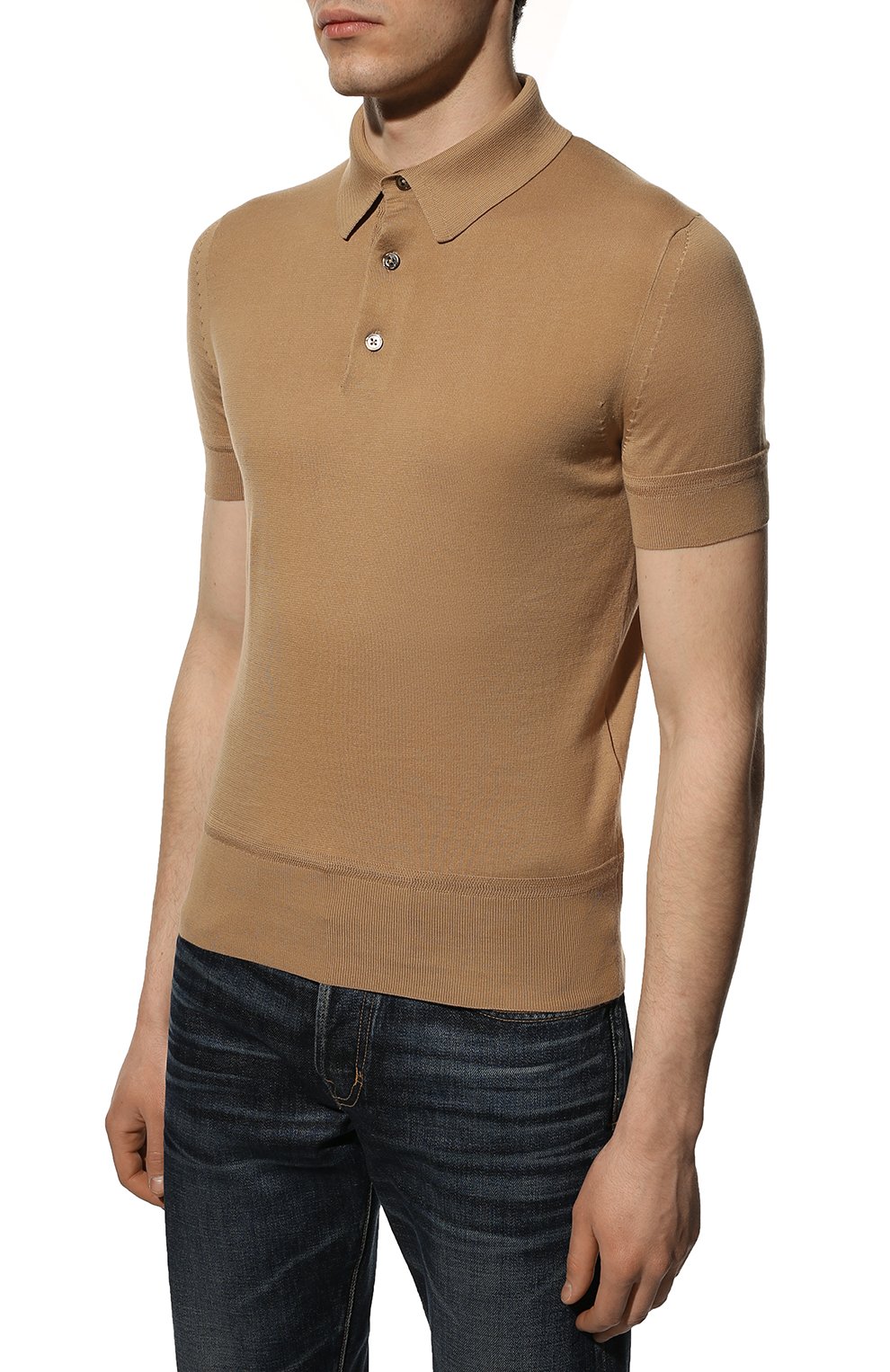 Хлопковое поло TOM FORD, арт. BZC00/TFKC33, фото 3