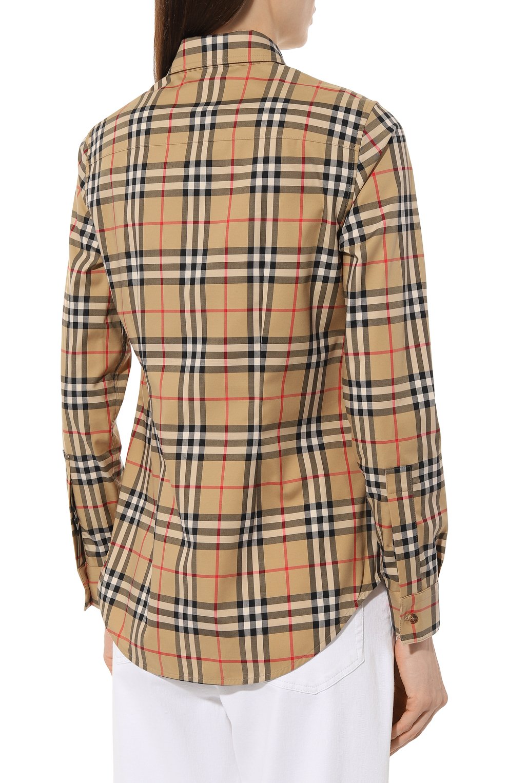 Хлопковая рубашка BURBERRY, арт. 8022284, фото 4