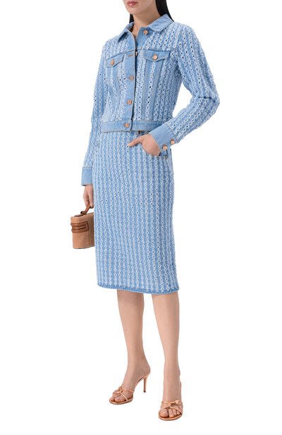 Джинсовая куртка NINA RICCI, арт. 26PDVE012/C01118, фото 2