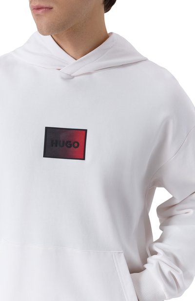 Хлопковое худи HUGO, арт. 50553145, фото 5