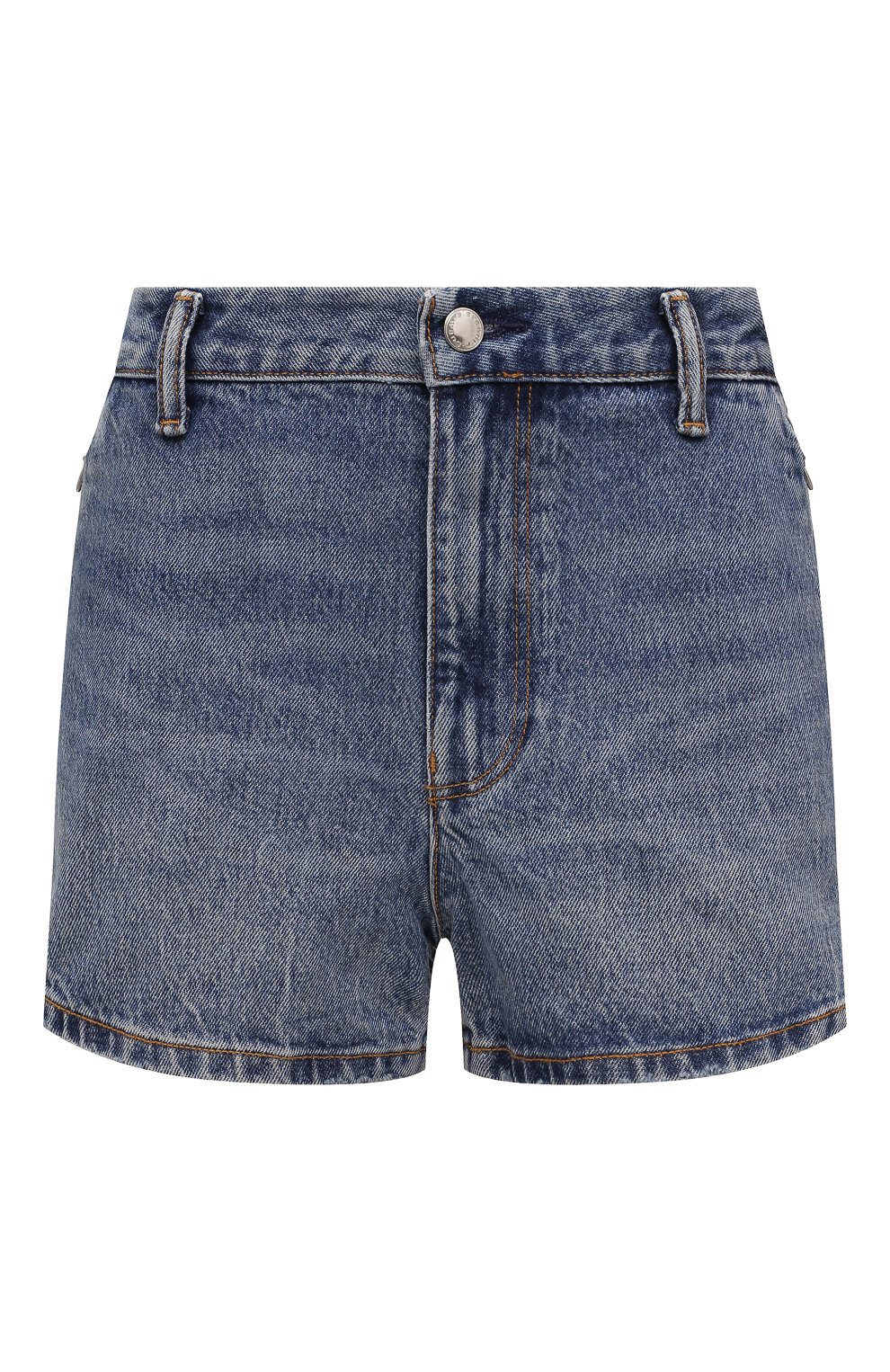Джинсовые шорты ALEXANDER WANG синего цвета по цене 38300 руб., арт. 4DC2224103, фото 1 Джинсовые шорты ALEXANDER WANG, арт. 4DC2224103, фото 1