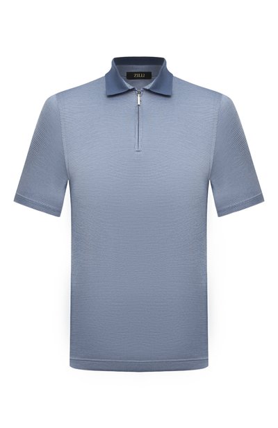 Мужская шелковое поло ZILLI, арт. KZP002M0600VZLU00M
